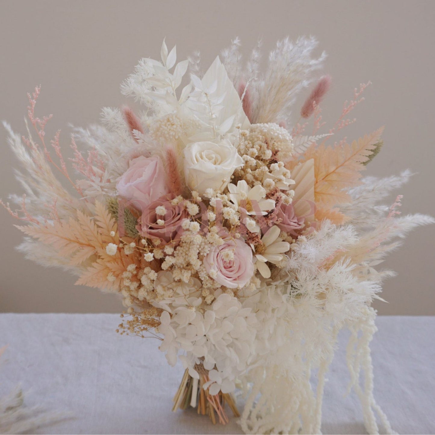 dried flower bouquet