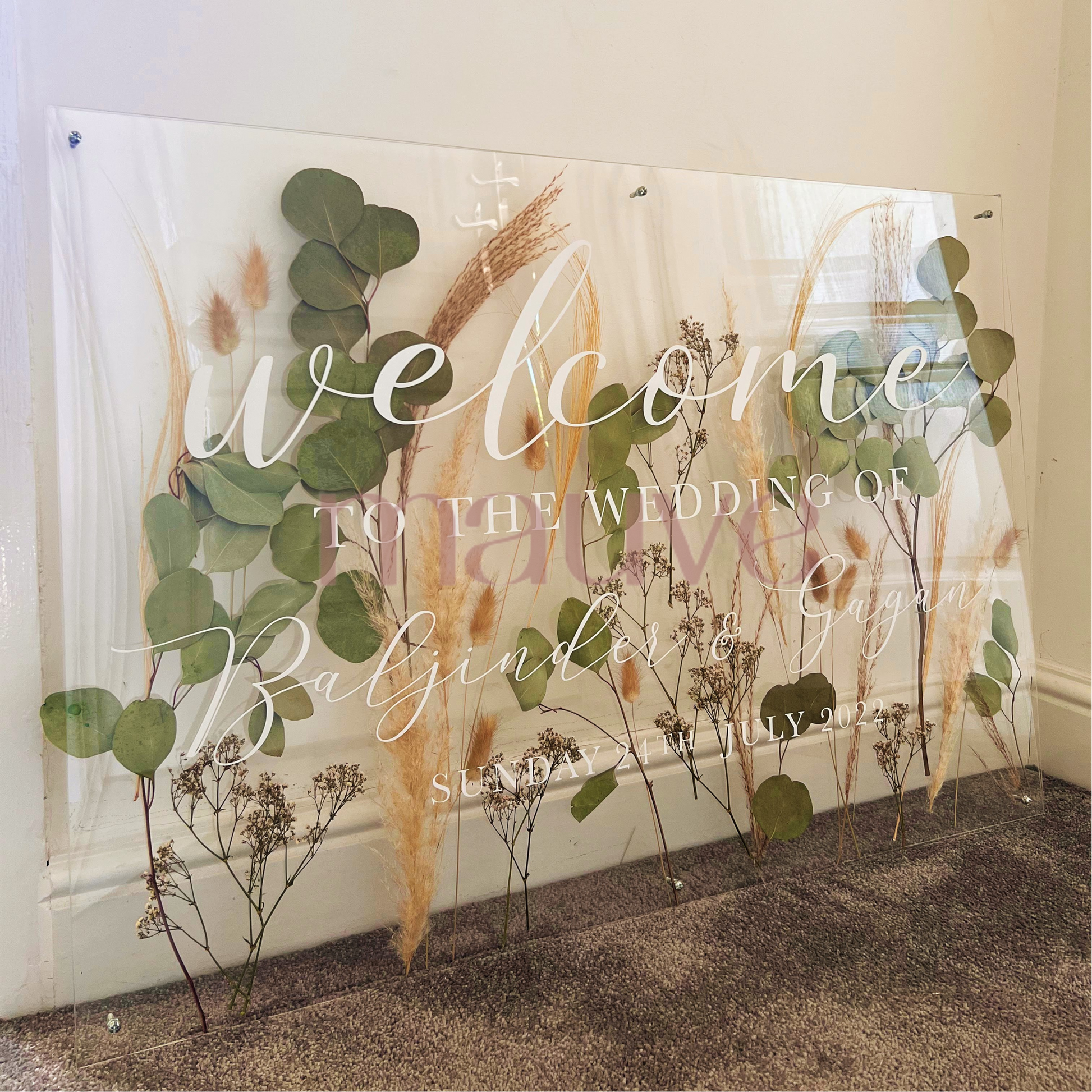 wedding welcome sign